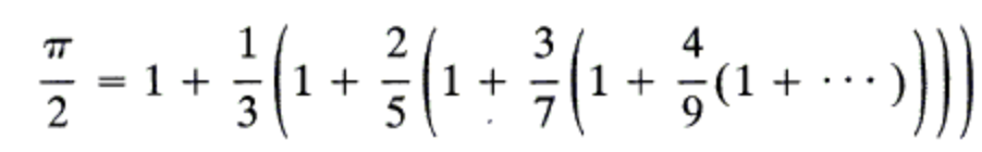 pi in horner form